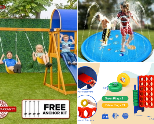 The Ultimate Toy Guide for Kids: Fun, Learning, and Imagination cover photo collage