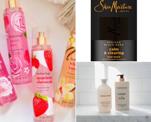 Body care cover photo collage