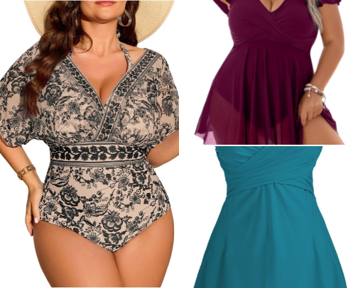 Plus Size Swimwear cover photo collage