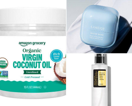 Let your skin glowwww cover photo collage