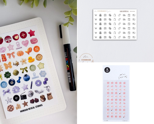 Stickers cover photo collage