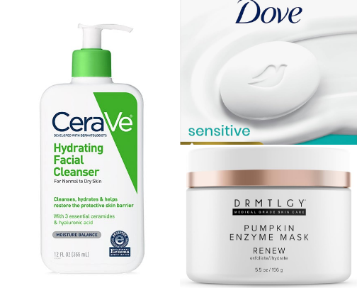 Skin care favorites cover photo collage