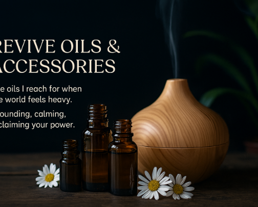 Revive Rituals: Oils That Hold You Together cover photo collage