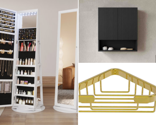 Bedroom and Bathroom Organization Must Haves cover photo collage