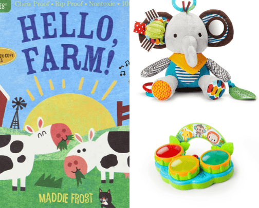 Toys for 6 months + cover photo collage