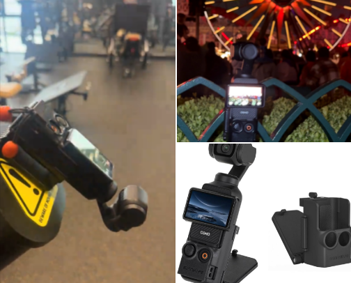 Content creation with DJI Osmo Pocket 3 cover photo collage