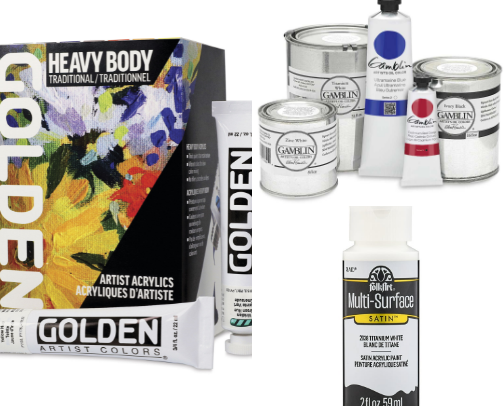 My Favorite Supplies That I Use In My Art Business cover photo collage