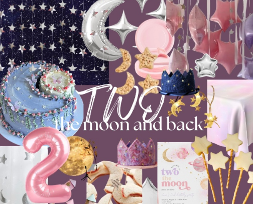 TWO the moon and back cover photo collage