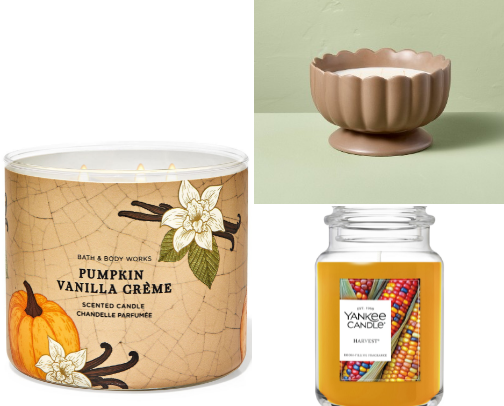 Falling for  Candles cover photo collage