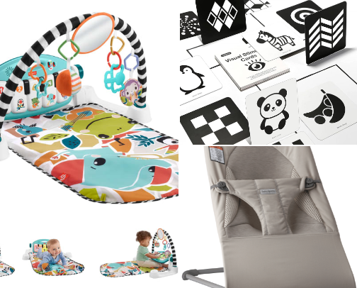 My most used baby products cover photo collage