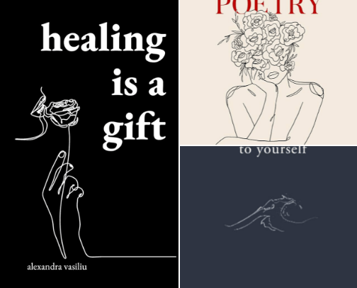 poetry books cover photo collage