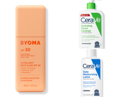 Skincare cover photo collage