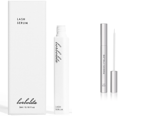 Lash growth cover photo collage