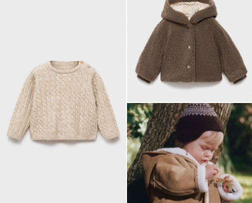 Tiny Treasures | Elegant Baby Winter Collection cover photo collage