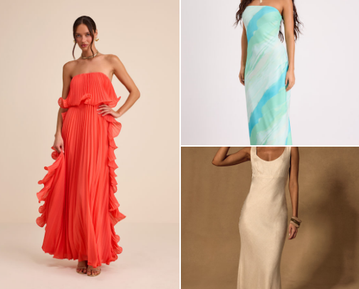Cruise Formal Night Outfit Ideas: Dresses, Shoes & Jewelry cover photo collage