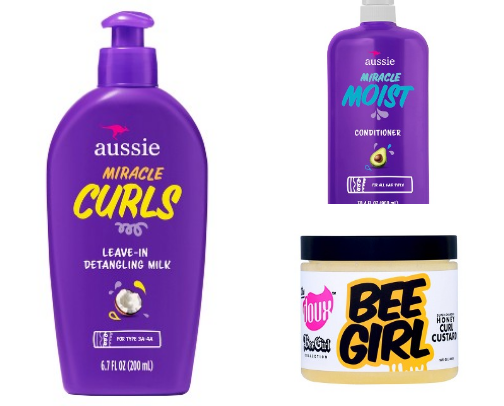 Curly Hair Products cover photo collage