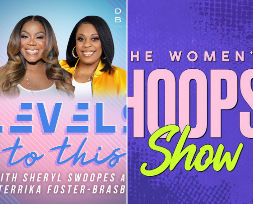 Women’s Basketball Podcasts that keep me hooked! cover photo collage
