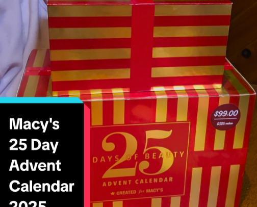 MACY'S ADVENT CALENDAR 2025 cover photo collage