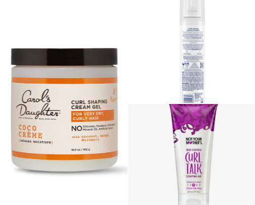 cutest curly products cover photo collage