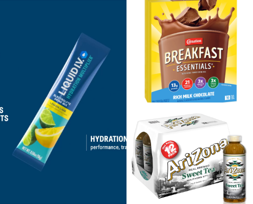 Drinks/Hydration cover photo collage