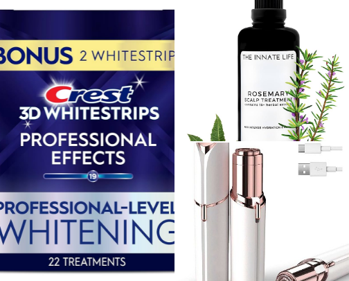 Glow Up products cover photo collage