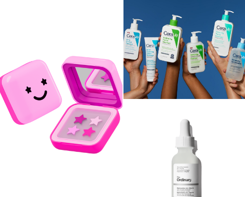 Skin care recs!!! cover photo collage
