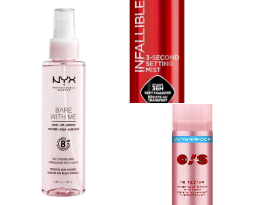 Top ten best setting sprays for you!! cover photo collage