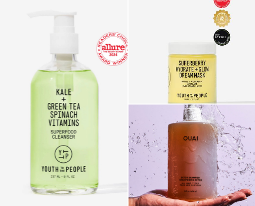 My favorite beauty recs cover photo collage