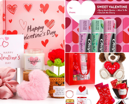 Valentines gifts cover photo collage