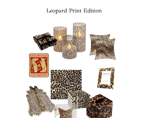 Amazon Leopard Print Finds cover photo collage