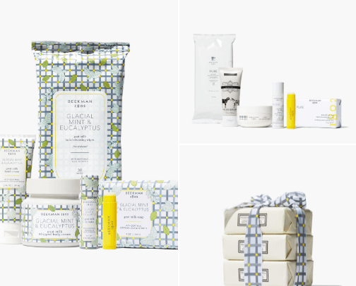Beekman 1802 Skincare cover photo collage