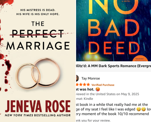 My favorite book recs cover photo collage