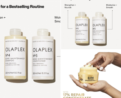 Hair Care & Treatment Products for Healthy Hair cover photo collage