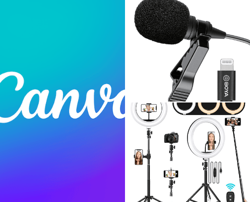 Content Creation Must Haves cover photo collage