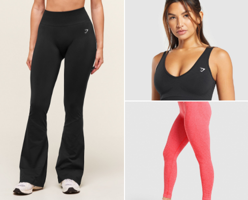 My Fitness and Athlesiure Picks from Gymshark, Alphalete, Hoka and More cover photo collage