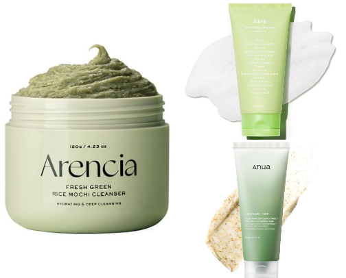 Skincare products for acne prone skin cover photo collage