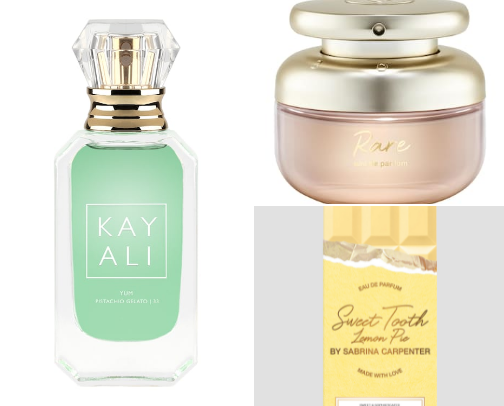 Yummy Girl fragrances cover photo collage