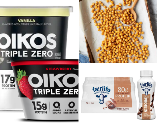 High protein snacks cover photo collage