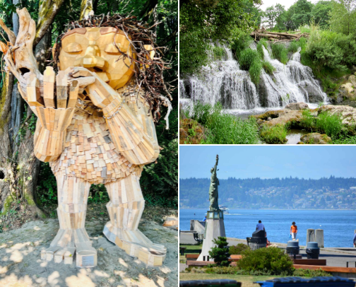Favorite Outdoor Locations around the south Puget Sound, WA cover photo collage