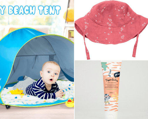 Summer baby essentials! cover photo collage