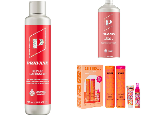 Hair products cover photo collage