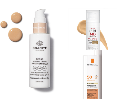 Best Tinted Sunscreens cover photo collage