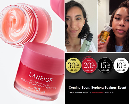 My favorite beauty recs cover photo collage