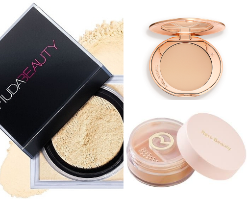 Make up powders for you💄 cover photo collage
