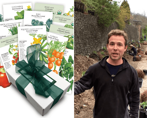 Organic Gardening cover photo collage