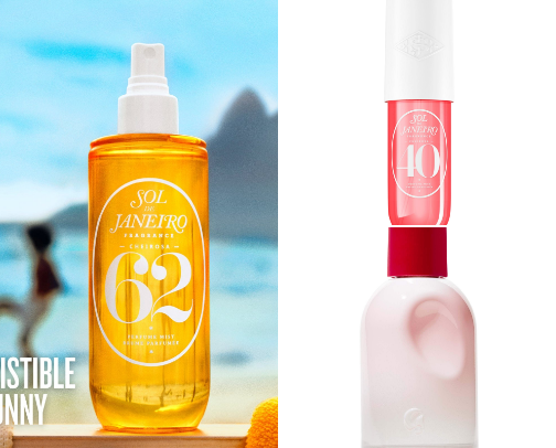 My fragrances,  perfumes and makeups cover photo collage