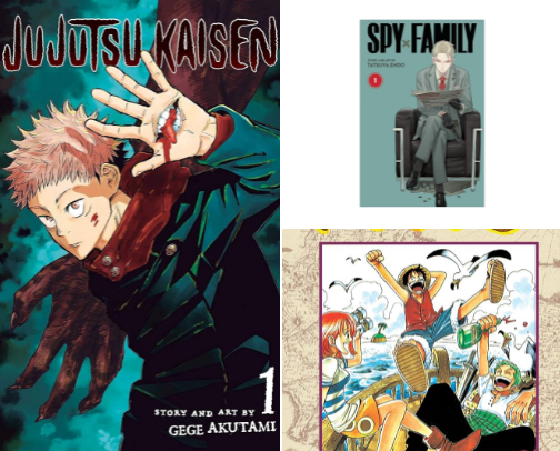 Manga Collection cover photo collage