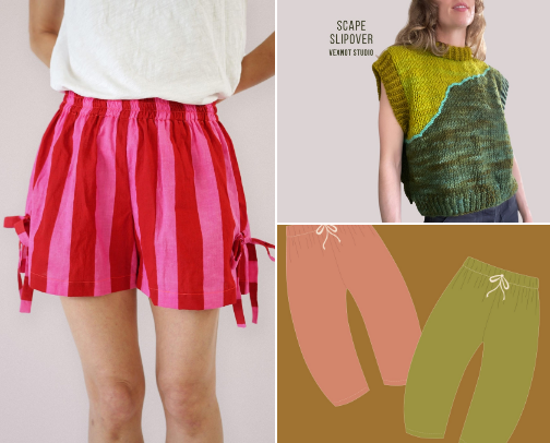 Patterns for MeMade items cover photo collage