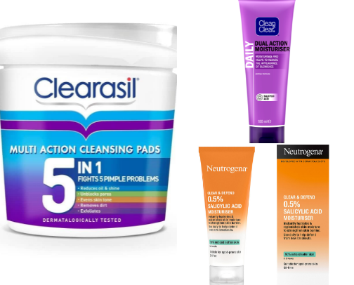 Affordable teen friendly skincare cover photo collage