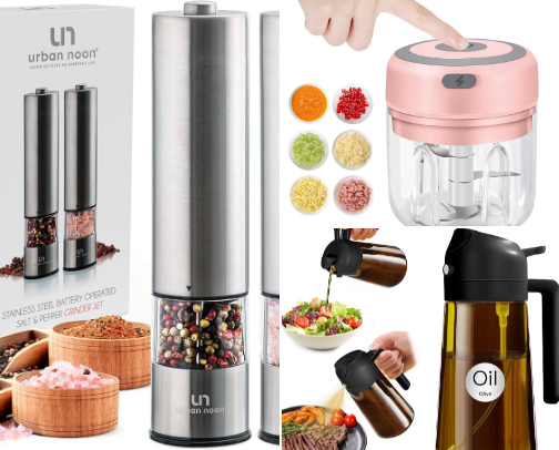 Kitchen Gadgets 🍽️✨ cover photo collage